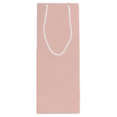 花の娘になってくれるか？申モダン出 ワインギフトバッグ (裏面)