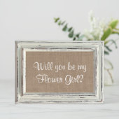 花の娘になってくれるか?白素朴枠 招待状 (スタンド正面)