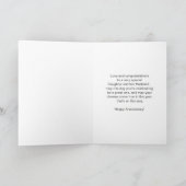 花の娘夫婦の結婚記念日オーダーメイドカード カード (内部)