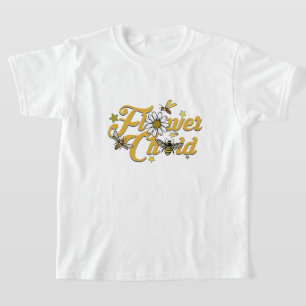 花の子がブーンと恋を沸き立てる:かわいいのまわりに Tシャツ
