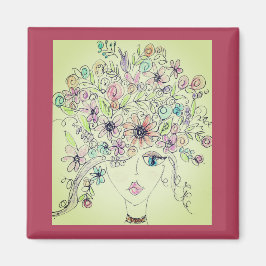 花の子ども用磁石 マグネット