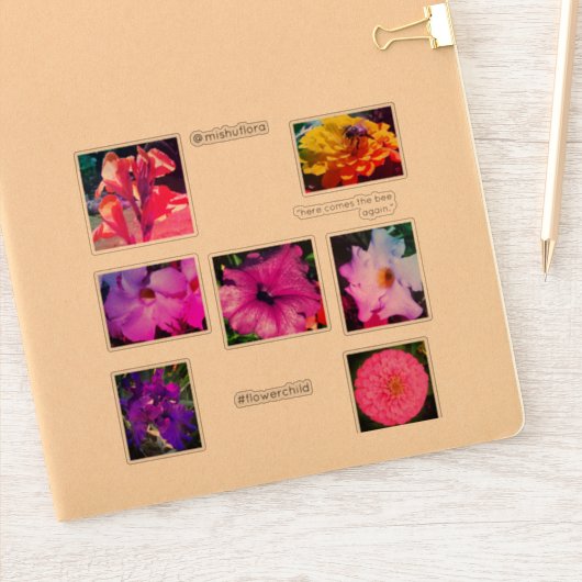 花の子のシール シール (ノートブック)