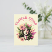 花の子はがき ポストカード (スタンド正面)