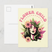 花の子はがき ポストカード (正面/裏面)