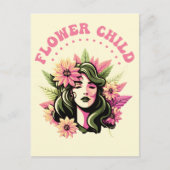 花の子はがき ポストカード (正面)