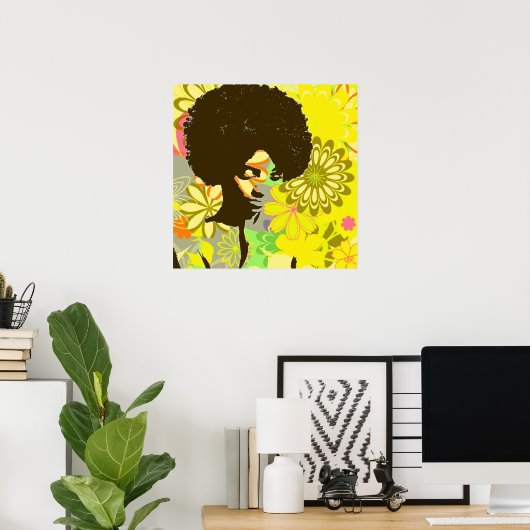 花の子 ポスター (ホームオフィス)