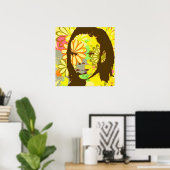 花の子 ポスター (ホームオフィス)