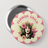 花の子 缶バッジ (正面&裏面)