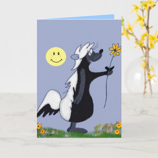 花の子…誕生日カード。 カード (黄色い花)