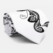 花の孔雀パターンスタイリッシュでカスタムなギフトのタイ ネクタイ (ロール)