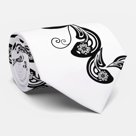 花の孔雀パターンスタイリッシュでカスタムなギフトのタイ ネクタイ (ロール)