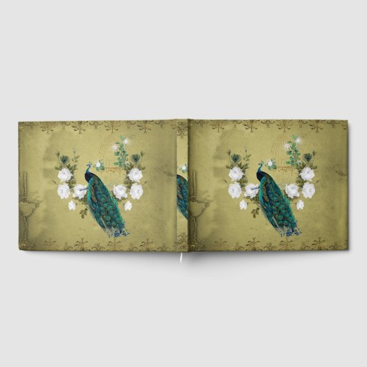 花の孔雀 ゲストブック (全面)