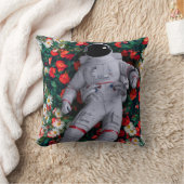 花の宇宙飛行士 クッション (ブランケット)