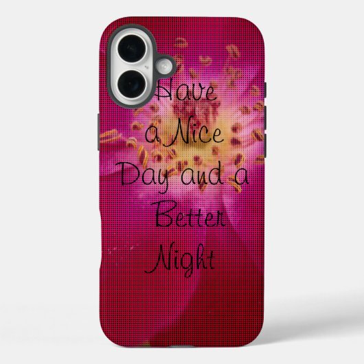 花の完成：市松模様にバラ花の模様アート Case-Mate iPhoneケース (裏面)