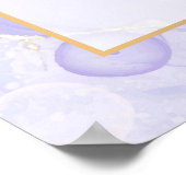 花の定年パーティー歓迎サイン ポスター (角)