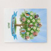 花の家族の木の名前フォトメモリアクティビティ ジグソーパズル (横)