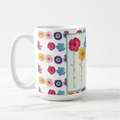 花の家族（6名）コーヒーマグ コーヒーマグカップ (左)