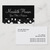 花の専門の名刺 名刺 (正面/裏面)