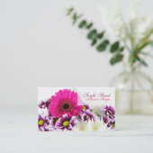 花の専門店の名刺 名刺 (スタンド正面)