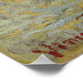 花の小さな梨の木ポスター ポスター (角)