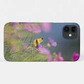花の小さな黄色の鳥 Case-Mate iPhoneケース (裏面(横))