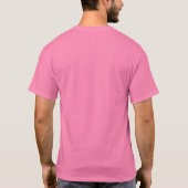 花の小犬のTシャツおよびギフト Tシャツ (裏面)