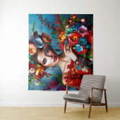 花の少女 タペストリー (インサイチュ)