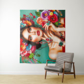 花の少女 タペストリー (インサイチュ)