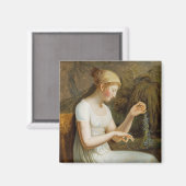 花の少女 マグネット (正面/裏面)