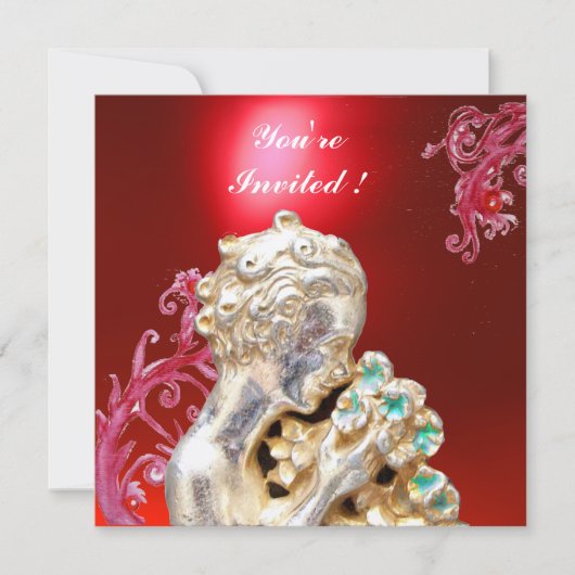 花の少女 , 赤いルビー 招待状 (正面)