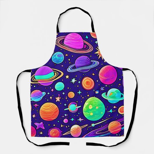 花の巣:惑星と星 エプロン (正面)