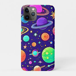 花の巣：惑星と星 iPhone 11 PROケース