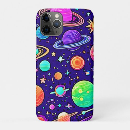 花の巣:惑星と星 Case-Mate iPhoneケース (裏)