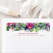 花の差出人住所ラベル ラベル (インサイチュ)