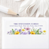 花の差出人住所ラベル ラベル (インサイチュ)