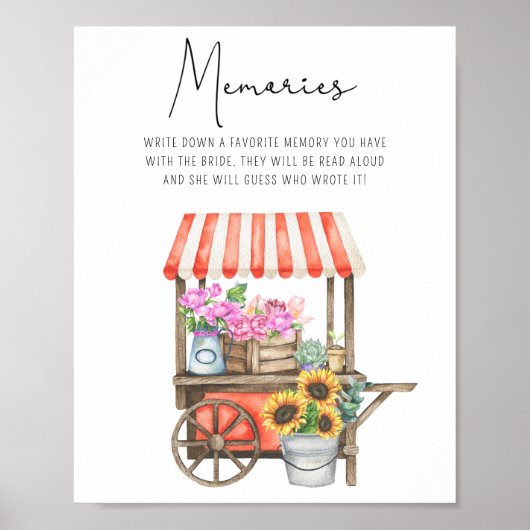 花の市場 – 花嫁のポスターとの思い出 ポスター (正面)