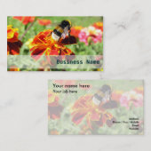 花の常習者-エレガントなマルハナバチ属 名刺 (正面/裏面)