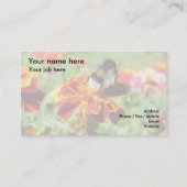 花の常習者-エレガントなマルハナバチ属 名刺 (裏面)