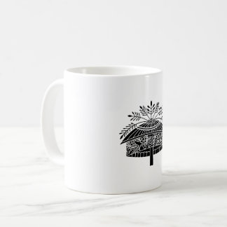 花の帽子 コーヒーマグカップ