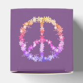 花の平和のカラフル フェイバーボックス (上部)