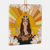 花の平和 セラミックオーナメント (右)