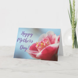 花の幸せな母の日カードブランク中 カード