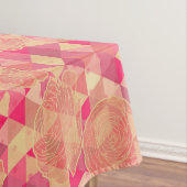 花の幾何学的なパターン テーブルクロス (インサイチュ)