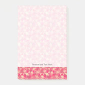 花の幾何学的なパターン ポストイット (正面)