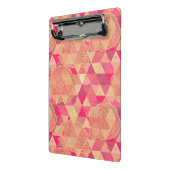 花の幾何学的なパターン ミニクリップボード (アングル2)