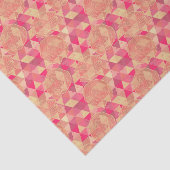 花の幾何学的なパターン 薄葉紙 (詳細)