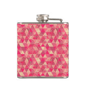 花の幾何模様 フラスク (裏面)