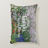 花の庭で地球が笑うフローラ アクセントクッション (正面(垂直))