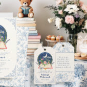 花の庭で新しい章が月を読み始める ギフトタグ