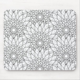 花の庭の落書き マウスパッド